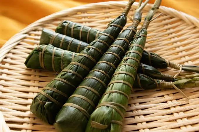 Chimaki riz gluant feuille de bambou